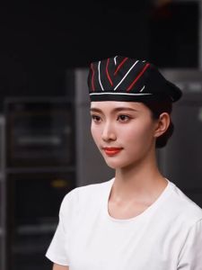 Heabety🎀 Colourfull โจรสลัดเชฟหมวกหมวกกะโหลกศีรษะ Professional Catering ต่างๆหมวกเชฟ