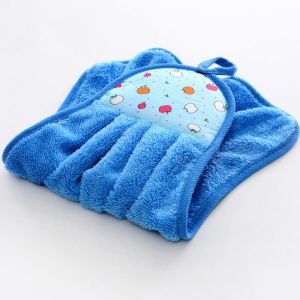 Kitchen Hangable Coral Velvet Hand Towel Super Absorbent Non-Fluffy Non-Stick Wipe Dishcloth 可挂式珊瑚绒擦手巾