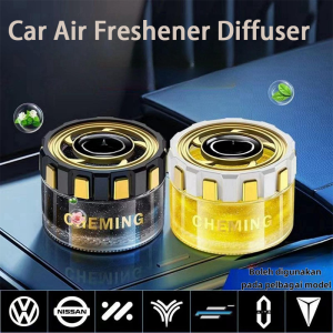 Mini Car Air Freshener – Compact Vent Clip Perfume for AC Airflow | Refillable & Adjustable Scent Intensity | Halal-Certified & Non-Toxic (Minyak Wangi Kereta)