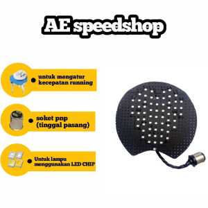 stoplamp running Scoopy 2020-2024 LOVE/lampu rem/lampu belakang 8 mode otomatis PNP