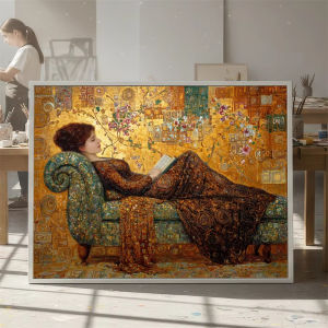 500/1000/1200/2000PCS Klimt Woman Portrait Artwork Jigsaw Puzzle for Adults DIY Craft Home Wall Decoration Gift Idea Frameless
