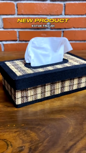 Kotak Tisu Tempat Tissue Box Tisu Anyaman Tenun Lidi Dan Enceng Unik Kerajinan Tenun B Craft Jogja
