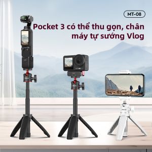 Ulanzi | Chân Đế Mini Cho DJI Osmo Pocket 3 4 Máy Ảnh Hành Động Điện Thoại Thông Minh Chân Chụp Tự Động Gập Gọn Dùng Cho Vlog