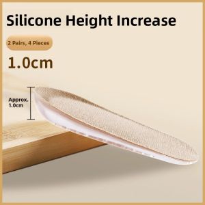 LINGMIAO | Invisible Height-Increasing Insoles for Martin Boots Anti-Fatigue Slip-Resistant Half Pads