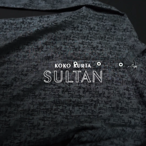 Katsae - Baju Kurta Pria SULTAN koko kurta lengan panjang kemeja koko pria Motif Embos Premium Tosca