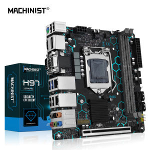 เครื่อง H97เมนบอร์ดที่แข็งแกร่ง LGA1150รองรับ Intel Core i7/i5/I3/E3 DDR3 Mini-ATX vga/hdmi /dp/com Dual LAN WiFi M.2