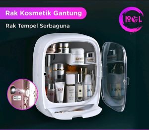 ( BISA COD ) PROMO Rak Kosmetik Gantung / Rak Make Up Oval / Rak Kosmetik Dinding / Rak Serbaguna Penyimpanan / Rak Organizer Gantung / Rak Gantung Kamar Mandi / Rak Skincare / Rak Tempel Kosmetik / Rak Kosmetik Modern