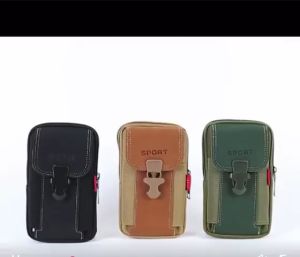 3in1 Sarung HP Dompet Pinggang Tegak Sport Adventure Universal Vertical Outdoor Kanvas Waist Bag