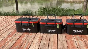 *จัดส่งจากกรุงเทพฯ*ถังตกปลาพับได้ หนาและทนต่อการสึกหรอ ถังตกปลา EVA