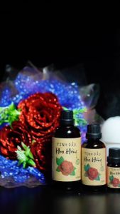 Tinh dầu hoa hồng hương thơm dịu nhẹ khử mùi thanh lọc không khí Thư giãn giảm căng thẳng - freshfood &cosmetic