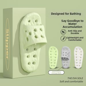 BUYANGSI | Water Drainage Quick Dry Slip Resistant Quiet Indoor Bath Slippers