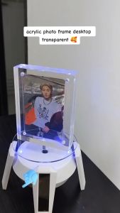 MAS GOODS Acrylic Magnetic Photo Frame (There is a protective film on the surface that must be removed)