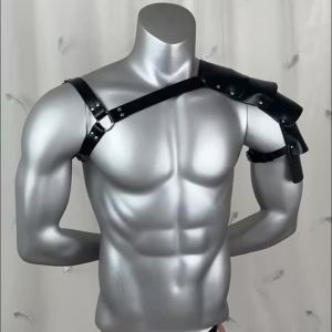 Medieval Knight PU Leather Shoulder Armor Warrior Shoulder Armor Cosplay Accessories Stage Play Props