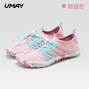 Umay Womens Indoor Fitness Shoes Soft Bottom Anti-slip Sport Shoes Home Yoga Pilates Training Jump Rope Aerobics Quiet