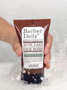 MAKARIZO Barber Daily Face Wash Bright Radiance 100ml Sabun Pencerah Muka Semua Jenis Kulit Kering