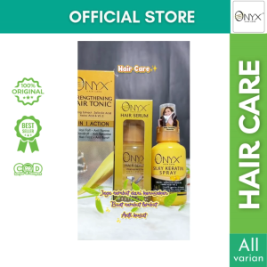 ONYX Hair Care Serum | Vitamin Rambut Tonic Strengthen Silky Keratin Spray Styling Heat Protection