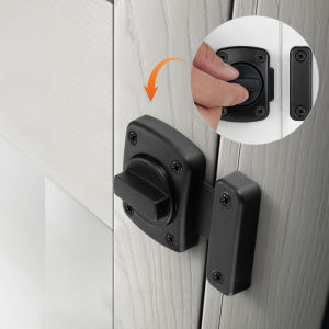 Gate Latch Slide Bolt Latches Lock Universal Safety Door Locks Zinc Alloy Twist Lock 3 Colors
