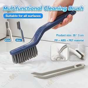 Floor Seam Brush Bathroom Cleaning Window Brush Groove Gap Cleaner 2 in 1 V-shaped Brushes