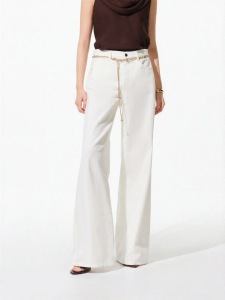 Vero Moda | Quần Jeans Chân Rộng Màu Thu Cotton