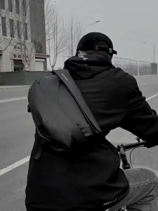 SG Stock|Mens crossbody bag magnetic snap Commuter bag Riding bag Motorcycle backpack Sports boys shoulder bag