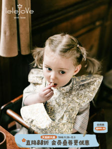 Lelejove Nordic Style Baby Bibs Waterproof Saliva Towels New 24th Design Cute Baby Apron Food Feeding Pollution Resistant Coverall