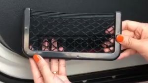 Car Net Bag Strong Elastic Car Mesh BagCar Seat Multi-Pocket Tissue Storage Bag - Interior Accessories