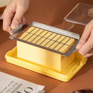 Butter Cutting Storage Box Cheese Separator Sealed Refrigerator Organizer Butter Cutter Tool Japanese Style Kitchen Storage