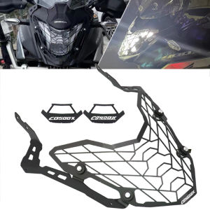 Honda CB400X CB500X ไฟหน้ารถจักรยานยนต์แบบปรับแต่งได้พร้อมฝาป้องกัน ฝาครอบตกแต่งไฟหน้า อุปกรณ์ตกแต่งรถจักรยานยนต์