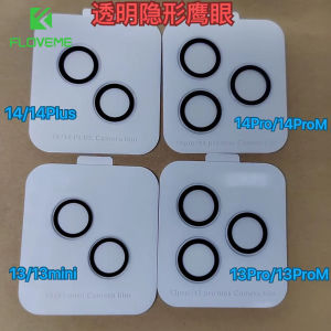 FLOVEME Transparent Invisible Eagle Eye Camera Lens Protector For iphone 14 13 Pro Max 14 Plus 13 Mini Tempered Glass Ultra Thin Camera Protection Film For iphone 14 13