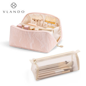 Vlando | Large Capacity Portable Makeup Bag for Travel