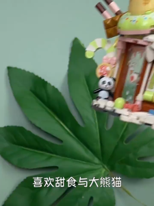 LOZ 1380 Panda Sweet House Mini Street View Building Block – Cute Sweet Dessert Shop Puzzle Brick Toy Gift *READY STOCK*