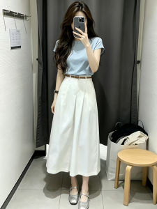 Shalldoer | Elegant Style Flying Sleeves Womens Two-Piece Set