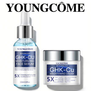 GHK-CU Copper Peptide Anti-Aging Face Cream & Serum - Firming & Hydrating Moisturizer for All Skin Types Skincare for Women