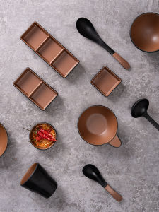 Bộ Đồ Ăn Bằng Nhựa Melamine Kiểu Nhật Bản Bát Đĩa Đũa Đĩa Đựng Cơm Nhiều Ngăn Dùng Để Trang Trí Bàn Ăn Bộ Đựng Gia Vị