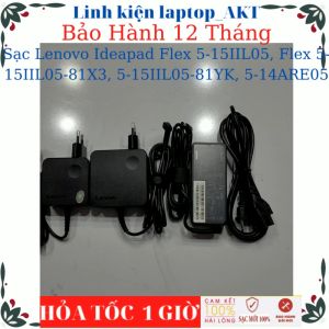 Sạc Laptop Lenovo Ideapad Flex 5-15IIL05 Flex 5-15IIL05-81X3 5-15IIL05-81YK 5-14ARE05- Sạc 20V-2.25A/3.25A-45W/65W chân 4.0*1.7mm