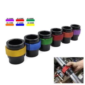 Motorcycle CNC 38-50MM Front Fork Oil Seal Driver Tools Guide Sleeve Tools Oil Seal Wrench For KTM Honda Yamaha Pit Dirt Bike