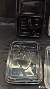 MIKA BENTO/TRAY BENTO/BOX BENTO SEKAT 4 COMPACT BINTANG ISI 25 SET WADAH + TTP FOOD SAVE