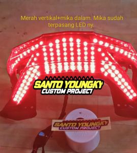 Santo youngky custom projects.Stoplamp running Honda PCX 160