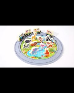 รางรถไฟ จิ๊กซอร์ ธีมต่างๆ สวนสัตว์ ฟาร์ม ยานพาหนะ (Track Puzzle)