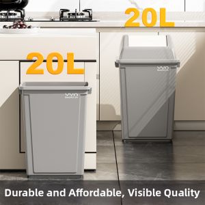 Luxury Large Capacity Trash Can with Lid