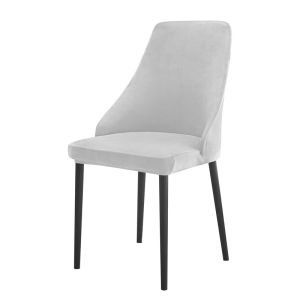 1/4pcs Velvet Curved Small Armchair Covers Stretch Dining Chair Covers Removable Anti-dirty Seat Slipcovers for Home Office