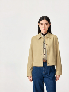 Purcotton | Womens Weave Jacket Short