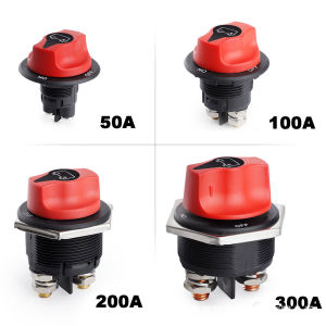 DC 12V Biểu Tình Ô Tô Pin Công Tắc Ngắt Điện Cách Ly Cắt Công Tắc Bộ Cho Xe Tải Xe Máy Thuyền-50A 100A 200A 300A