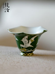 Cốc Trà Họa Tiết Bướm Xanh Lá Cây Màu Xanh Lam Cao Cấp Phong Cách Trung Hoa Cốc Trà Cá Nhân Đẹp Mắt Dành Cho Nữ