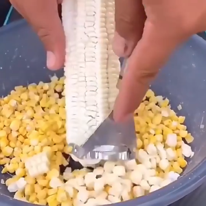 Pemangkas Jagung Mudah Guna Alat Kupas Mengupas Jagung Stainless Steel Corn Peeler Stripper Thresher Peeler Shucker Remover Cob Kernels Kitchen 削玉米刀