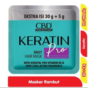 CBD Keratin Pro Masker Rambut Sachet 30 + 5 g