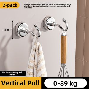YUHANG | Strong Magnetic Hook for Refrigerator and Door