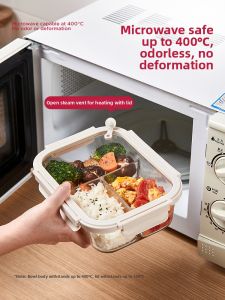 YYIEDERNG | Sealed Microwaveable Bento Box with Compartments and High Capacity for Weight Loss