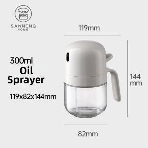SANNENG | Non-Dripping Thickened Glass Oil Sprayer Sealed Food Grade 1