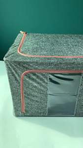 Nordic Style Organizer with Dual View Storage Box